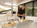 MYNE Azimut S8 - chef preparing his masterpiece MYNE Azimut S8 - chef preparing his masterpiece