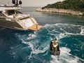 MYNE Azimut S8 - aft shot with the jet ski MYNE Azimut S8 - aft shot with the jet ski