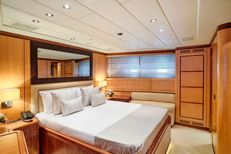 Charter Yacht WET PANTHER - Mangusta 105 - 4 Cabins - Athens - Mykonos - Paros - Cyclades - Aegean - Greece