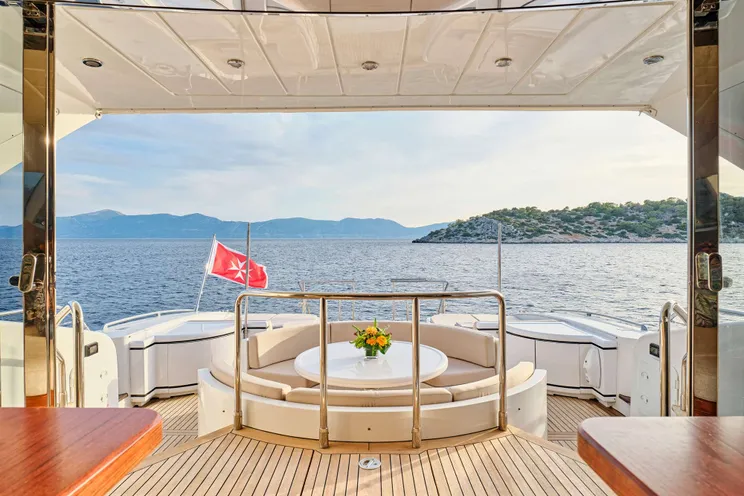 Charter Yacht WET PANTHER - Mangusta 105 - 4 Cabins - Athens - Mykonos - Paros - Cyclades - Aegean - Greece