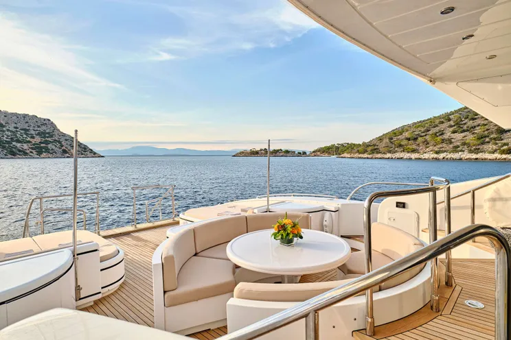 Charter Yacht WET PANTHER - Mangusta 105 - 4 Cabins - Athens - Mykonos - Paros - Cyclades - Aegean - Greece