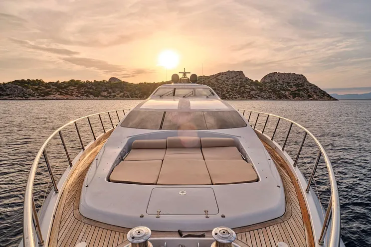Charter Yacht WET PANTHER - Mangusta 105 - 4 Cabins - Athens - Mykonos - Paros - Cyclades - Aegean - Greece