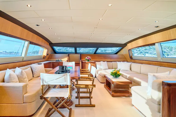 Charter Yacht WET PANTHER - Mangusta 105 - 4 Cabins - Athens - Mykonos - Paros - Cyclades - Aegean - Greece