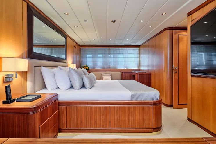 Charter Yacht WET PANTHER - Mangusta 105 - 4 Cabins - Athens - Mykonos - Paros - Cyclades - Aegean - Greece