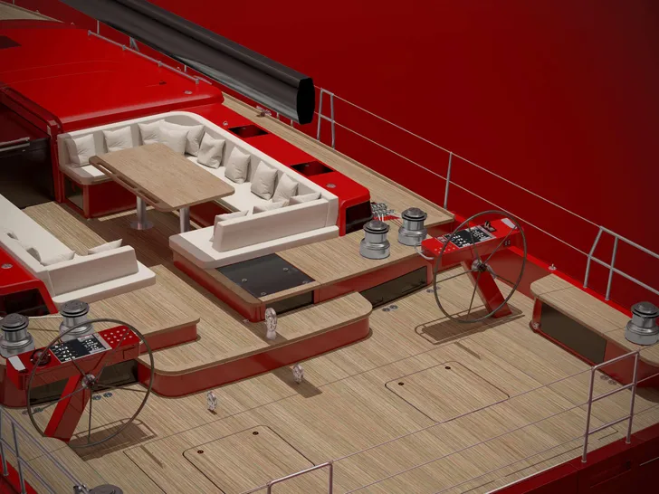 YUME YYacht Y7 - upper deck YUME YYacht Y7 - upper deck