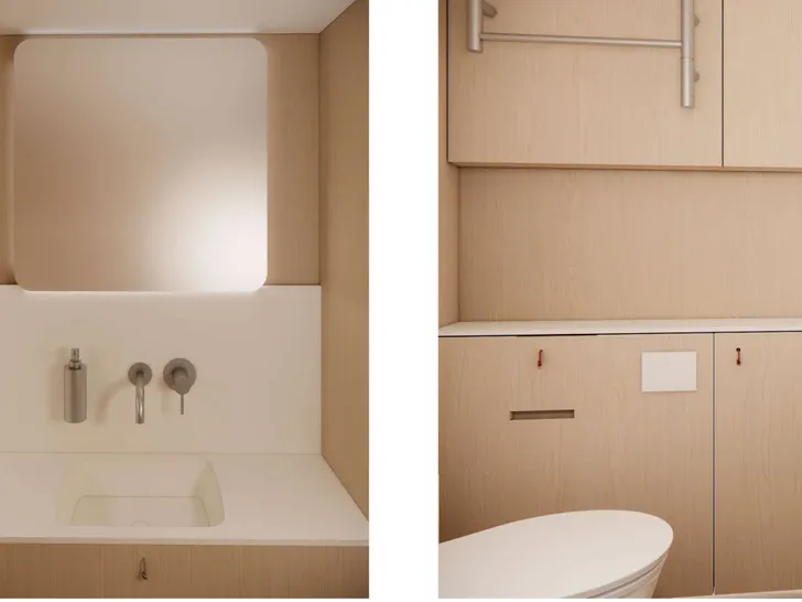 YUME YYacht Y7 - master cabin bathroom YUME YYacht Y7 - master cabin bathroom