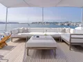 SOL SHINE Ferretti 960 - flybridge lounge SOL SHINE Ferretti 960 - flybridge lounge