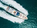 SOL SHINE Ferretti 960 - top aerial shot cruising SOL SHINE Ferretti 960 - top aerial shot cruising