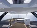 TRIWING ENDOR Summer Lagoon Sixty5 - flybridge lounge and alfresco dining area TRIWING ENDOR Summer Lagoon Sixty5 - flybridge lounge and alfresco dining area