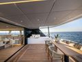 SPICE OF LIFE Sunreef 60 - aft deck alfresco dining area SPICE OF LIFE Sunreef 60 - aft deck alfresco dining area