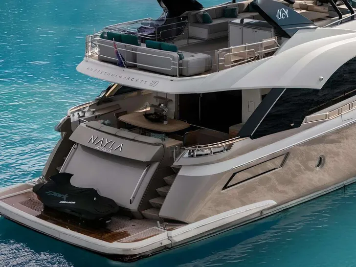 NAYLA Monte Carlo 75 - aft shot NAYLA Monte Carlo 75 - aft shot