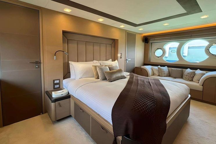 Charter Yacht NAYLA - Monte Carlo 75 - 4 Cabins - Athens - Mykonos - Paros - Cyclades - Greece