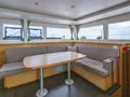 SOMEWHERE Lagoon 450F - saloon dining area SOMEWHERE Lagoon 450F - saloon dining area