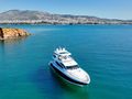 GRACE XI Sunseeker 75 - aerial shot anchored GRACE XI Sunseeker 75 - aerial shot anchored