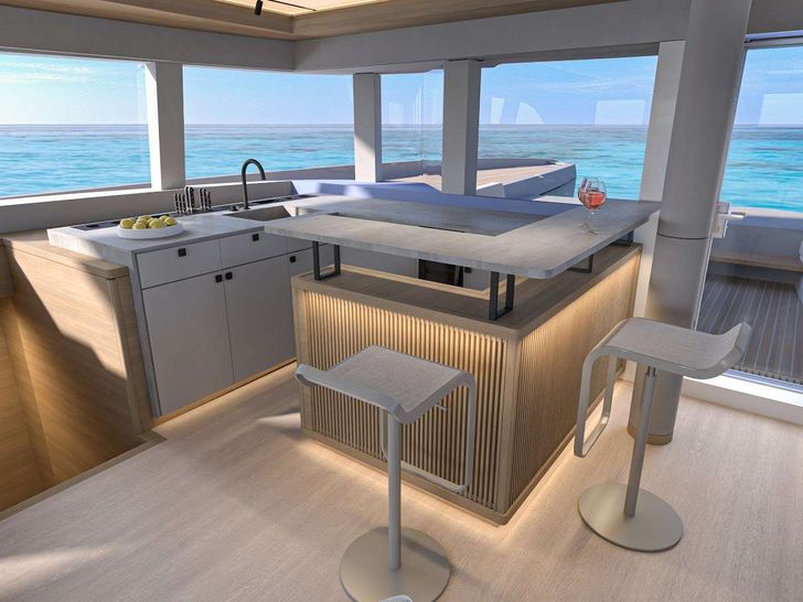 IMLADRIS Lagoon Eighty 2 - galley and bar IMLADRIS Lagoon Eighty 2 - galley and bar