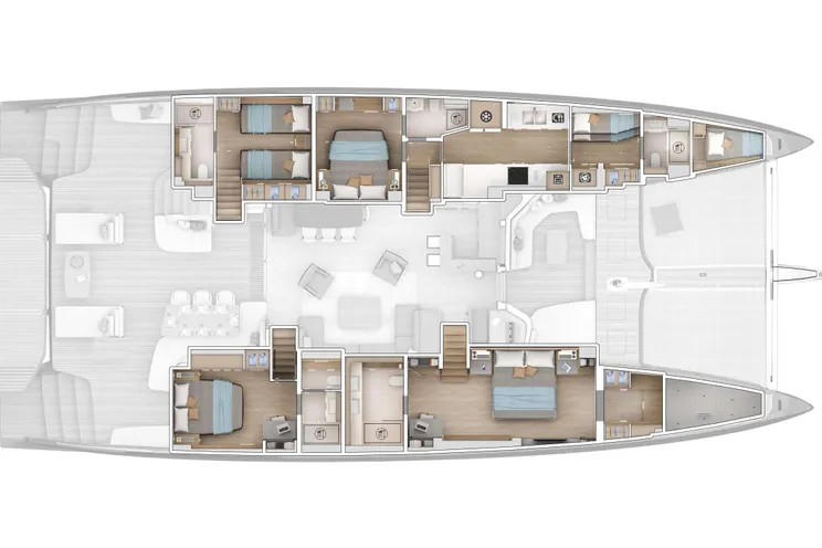 Layout for IMLADRIS Lagoon Eighty 2 - layout