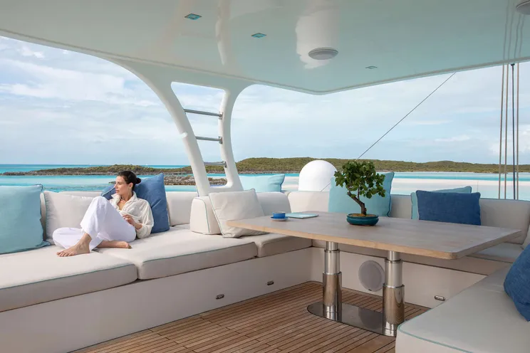 Charter Yacht INDABLUE - Sunreef 74 - 3 Cabins - Nassau - Exumas - Bahamas