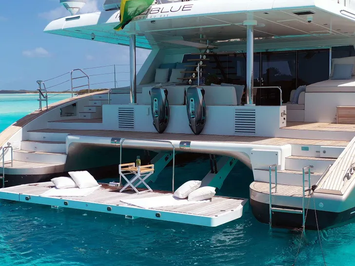 INDABLUE Sunreef 74 - aft platform INDABLUE Sunreef 74 - aft platform