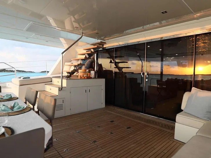 INDABLUE Sunreef 74 - aft deck INDABLUE Sunreef 74 - aft deck