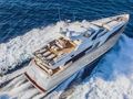 MORNING STAR Ferretti Custom Line 100 - cruising aft view MORNING STAR Ferretti Custom Line 100 - cruising aft view