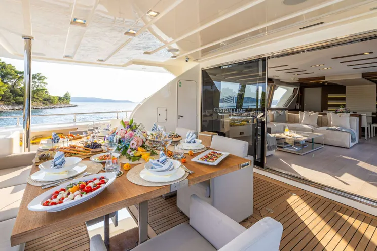 Charter Yacht MORNING STAR - Ferretti Custom Line 100 - 5 Cabins - Herceg Novi - Kotor - Tivat - Budva - Montenegro - Croatia
