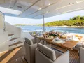 MORNING STAR Ferretti Custom Line 100 - aft deck MORNING STAR Ferretti Custom Line 100 - aft deck