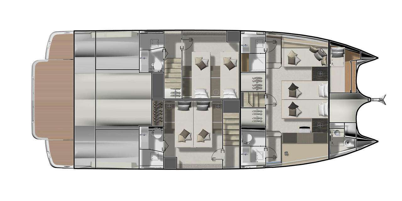 DIAMOND SI Jeanneau Prestige M48 - layout