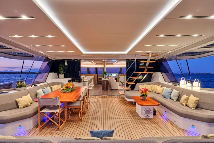 Charter Yacht ALINA - Fountaine Pajot Power 80 - 5 Cabins - Athens - Mykonos - Paros - Cyclades - Greece