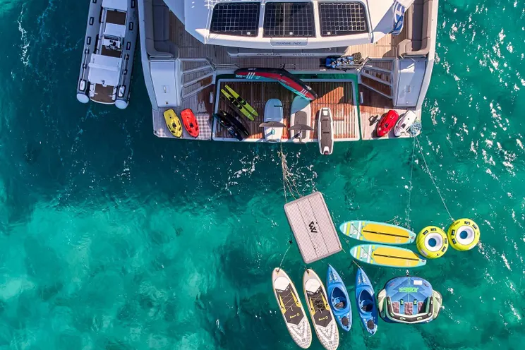 Charter Yacht ALINA - Fountaine Pajot Power 80 - 5 Cabins - Athens - Mykonos - Paros - Cyclades - Greece