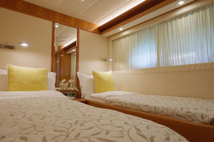 Charter Yacht NATASSA(ex LADY NATASA)- Ferretti 830 - 4 Cabins - Rhodes - Patmos - Symi - Dodecanese - Greece