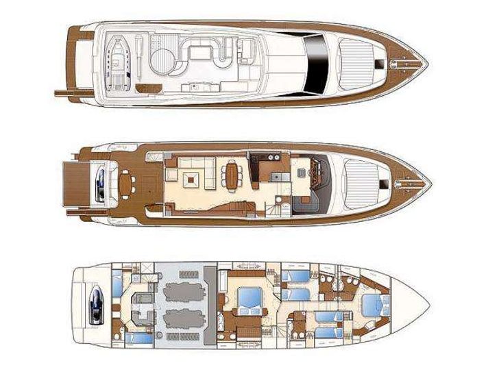 NATASSA Ferretti 830 - layout NATASSA Ferretti 830 - layout