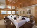 KASSANDRA Feadship 47m - main dining area KASSANDRA Feadship 47m - main dining area