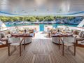 KASSANDRA Feadship 47m - main aft deck alfresco dining area KASSANDRA Feadship 47m - main aft deck alfresco dining area