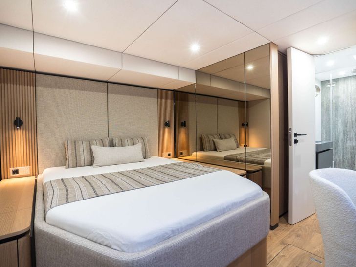 ANKAWER VI Sunreef 70 - master cabin ANKAWER VI Sunreef 70 - master cabin