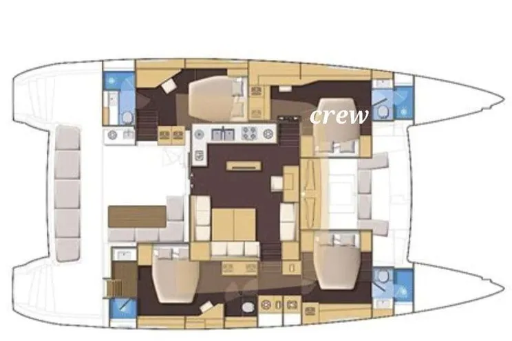 Layout for BAZA Lagoon 560 - layout