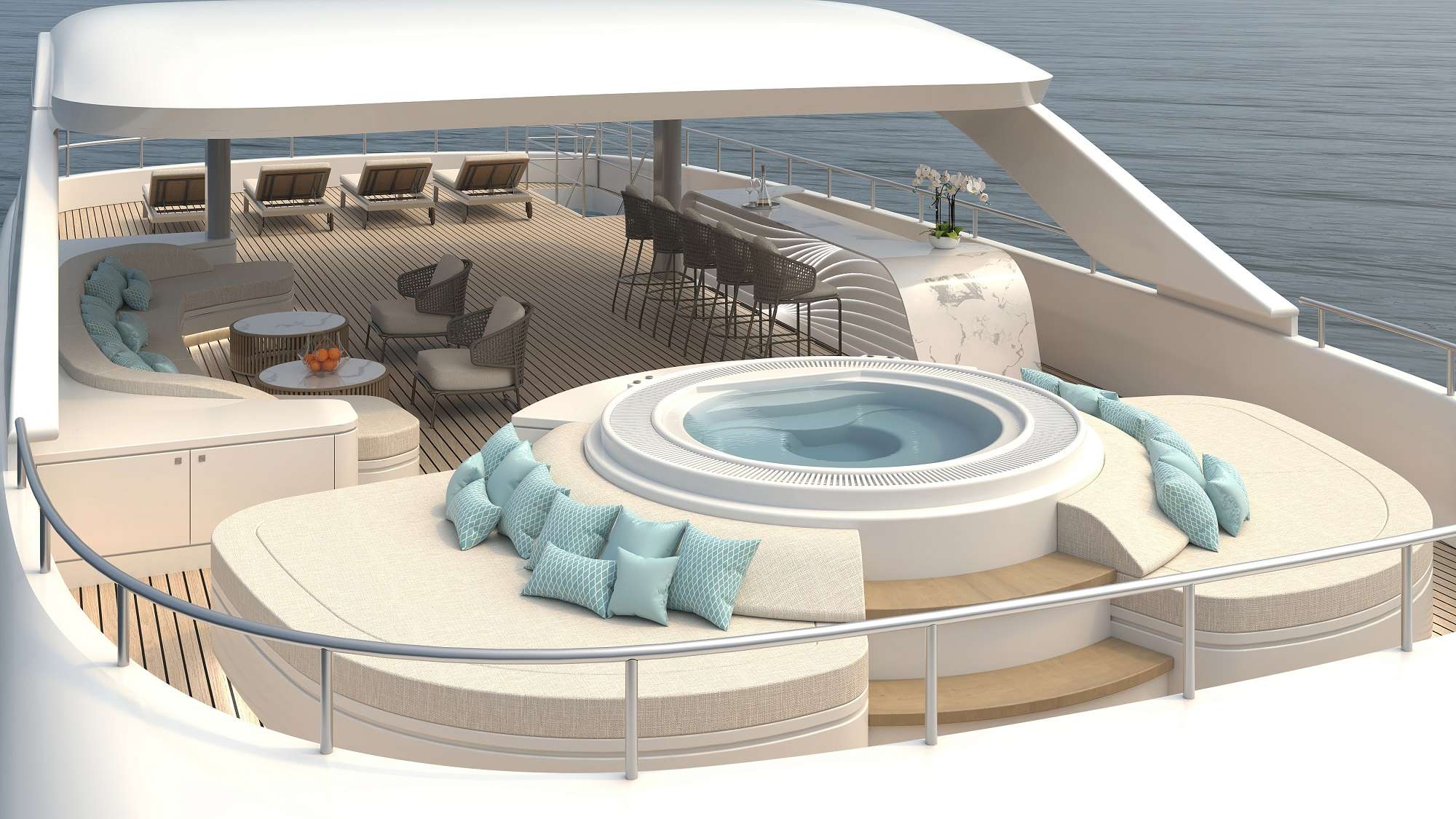 ORIY Radez 49m - sundeck jacuzzi
