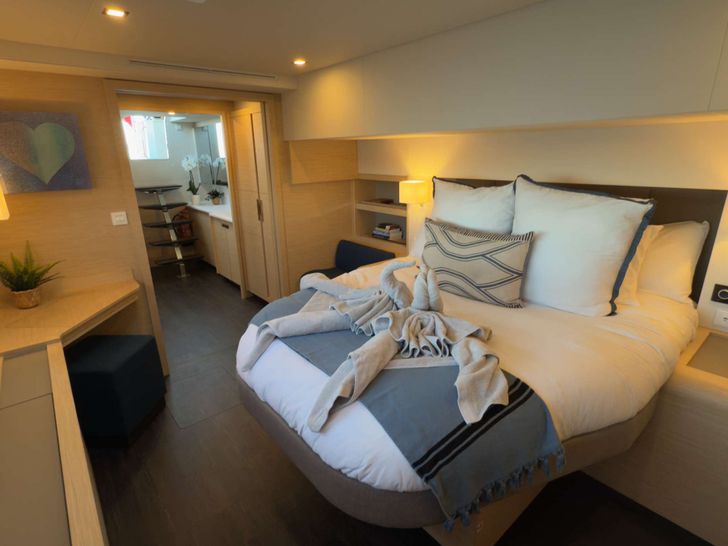 CATALYST Fountaine Pajot Samana 59 - master cabin CATALYST Fountaine Pajot Samana 59 - master cabin