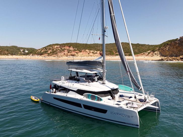 CATALYST Fountaine Pajot Samana 59 - anchored CATALYST Fountaine Pajot Samana 59 - anchored