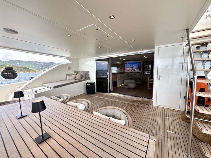 LITTLE GIANT Sunreef 88 Double Deck - Aft Deck LITTLE GIANT Sunreef 88 Double Deck - Aft Deck