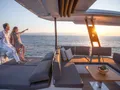 ARIVA Fountaine Pajot Power 67 - flybridge aft sunbathing area ARIVA Fountaine Pajot Power 67 - flybridge aft sunbathing area