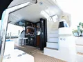 BEACH BOOMER Aquila 44 - Aft Deck and Stairs to Flybridge BEACH BOOMER Aquila 44 - Aft Deck and Stairs to Flybridge