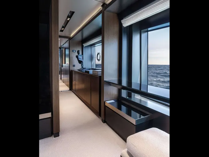 ICONA - Riva 102 Corsaro Super - master cabin hallway ICONA - Riva 102 Corsaro Super - master cabin hallway