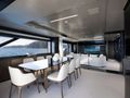 ICONA - Riva 102 Corsaro Super - dining area ICONA - Riva 102 Corsaro Super - dining area
