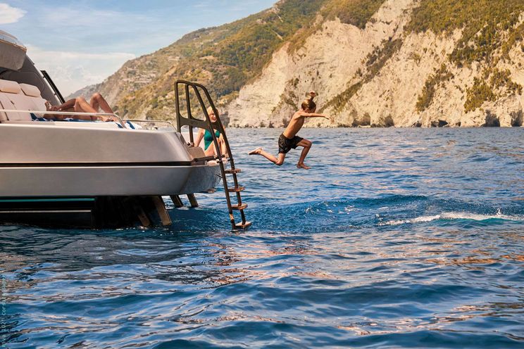 Charter Yacht ICONA - Riva 102 Corsaro Super - 5 Cabins - Mandelieu la Napoule - Cannes - Nice - Antibes - St Tropez - Monaco - French Riviera