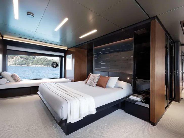 ICONA - Riva 102 Corsaro Super - master cabin other angle ICONA - Riva 102 Corsaro Super - master cabin other angle