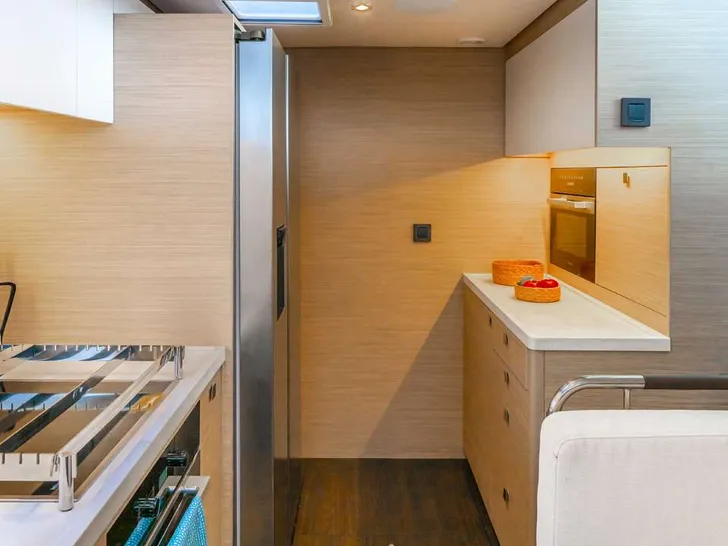 WISH Lagoon 60 - galley other angle WISH Lagoon 60 - galley other angle