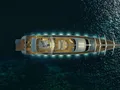 AD ASTRA Custom Sailing Yacht 52m - top aerial shot AD ASTRA Custom Sailing Yacht 52m - top aerial shot