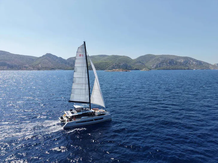 TRANQUILA Fountaine Pajot Samana 59 - sailing TRANQUILA Fountaine Pajot Samana 59 - sailing