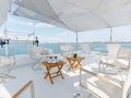 SKY Broward Marine 35m - flybridge lounge SKY Broward Marine 35m - flybridge lounge