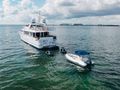SKY Broward Marine 35m - anchored with the water toys SKY Broward Marine 35m - anchored with the water toys
